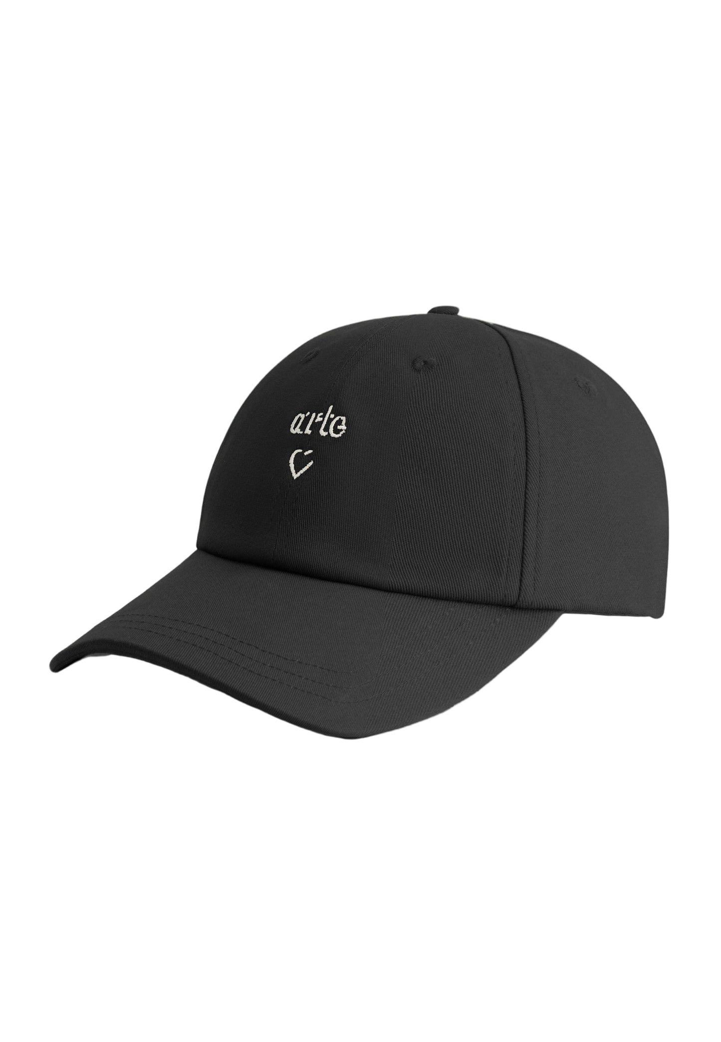 Arte Heart Logo Cap Black