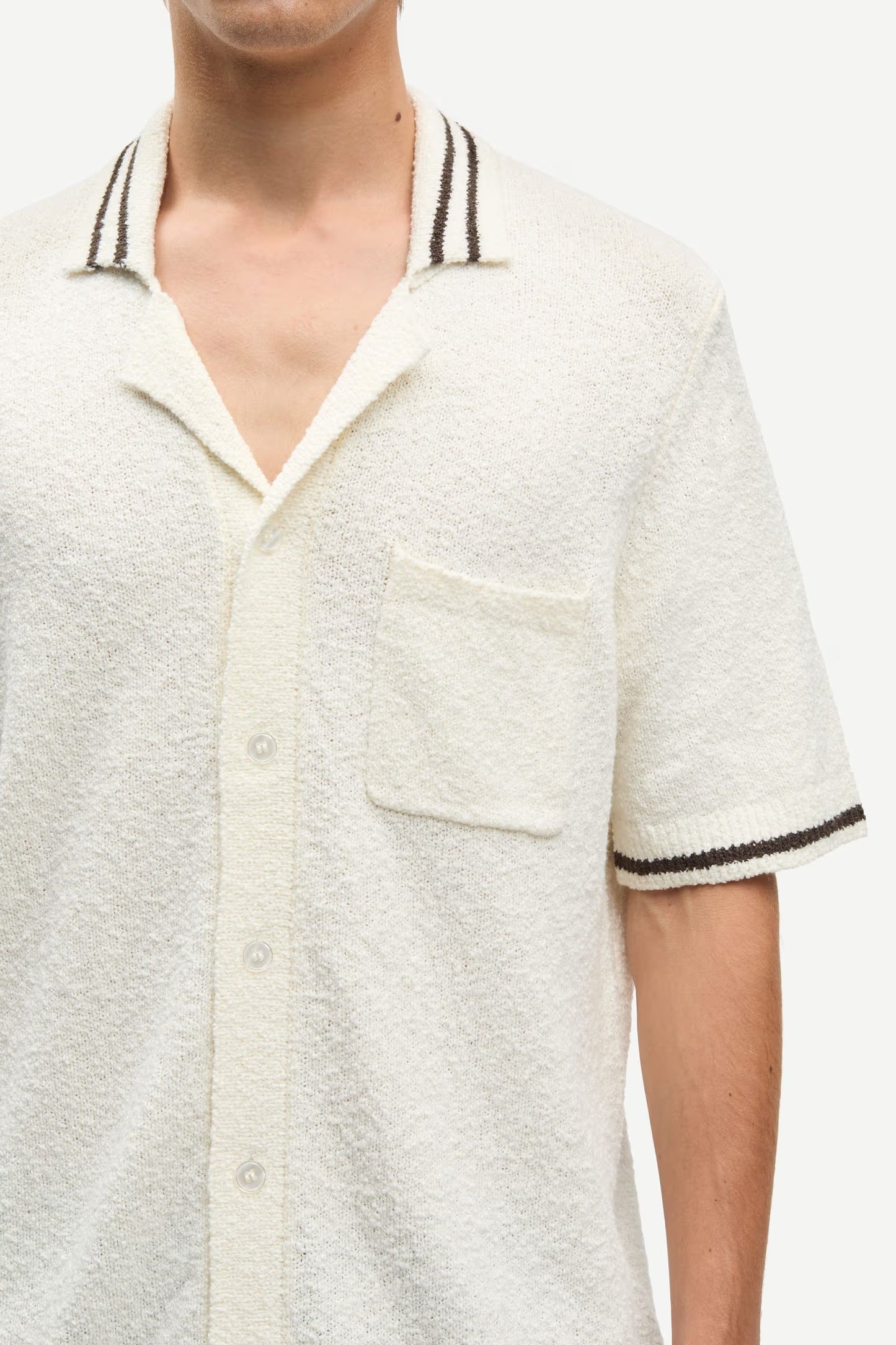 Samsoe Samsoe Sapedro Shirt Clear Cream vue de dos porté