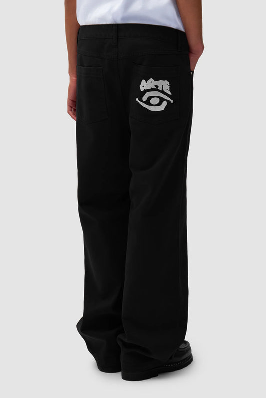 Arte Back Pocket Pants Black