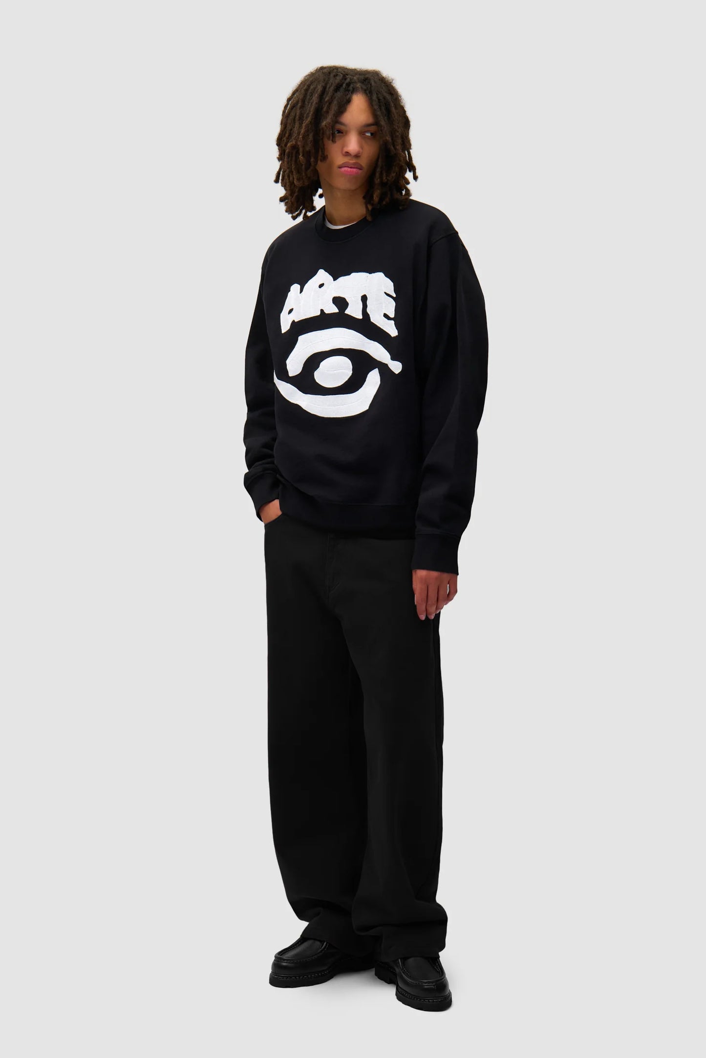 Arte Back Pocket Pants Black