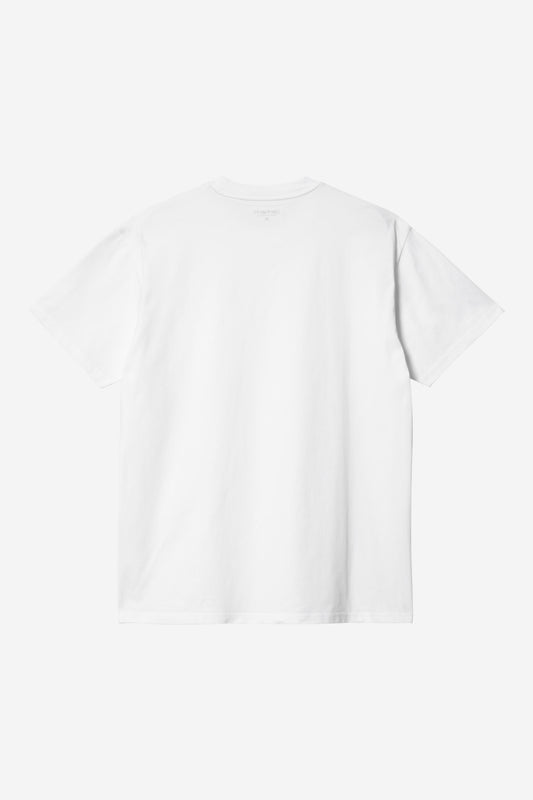 Carhartt WIP Pocket Heart Tshirt White vue de dos