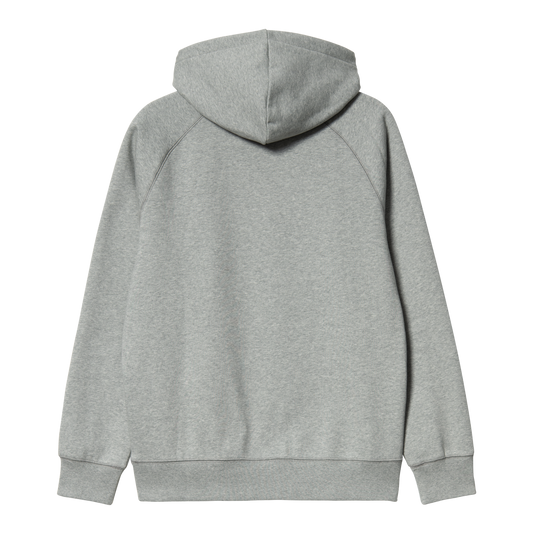 Carhartt WIP Hooded Chase Sweatshirt Grey Heather/Gold