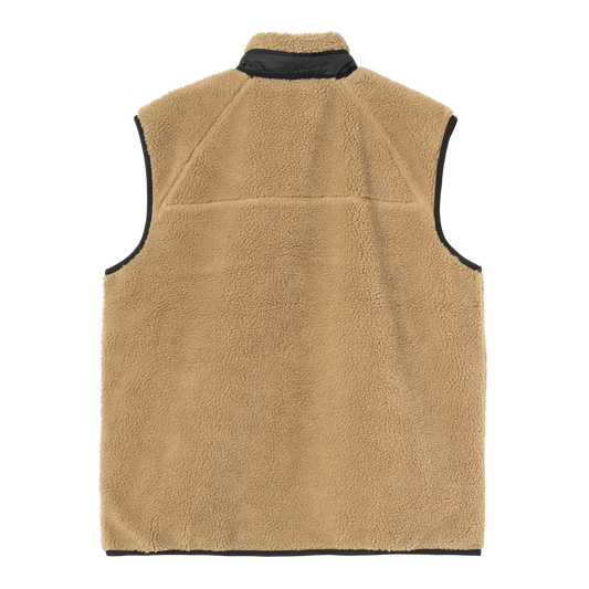 Carhartt WIP Prentis Liner Vest Leather/Black