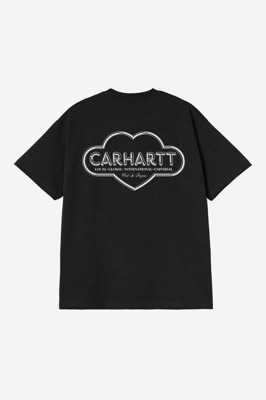 Carhartt WIP Cloud Heart Tshirt Black vue de dos