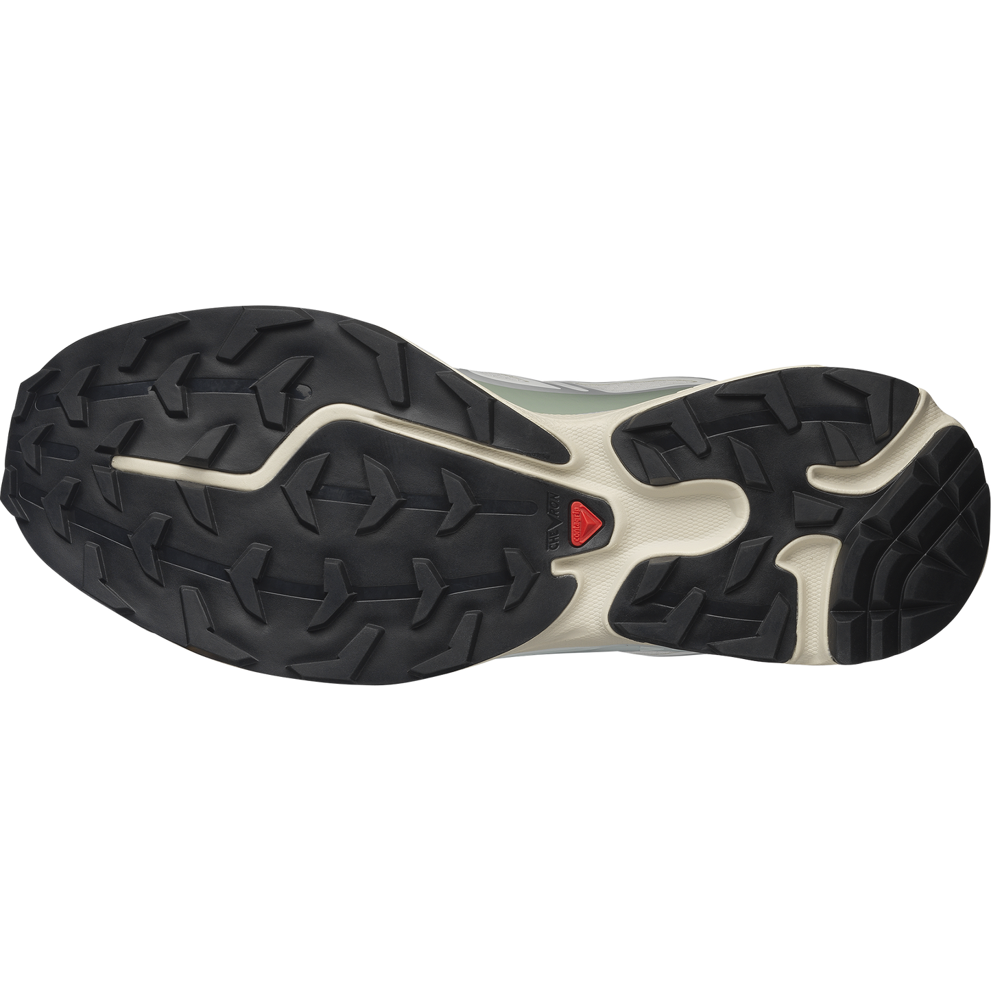 Salomon XT-6 GTX White / Green Milieu vue semelle