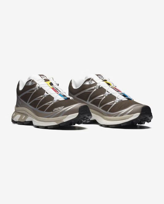 Salomon XT6 Earth Brown Walnut side