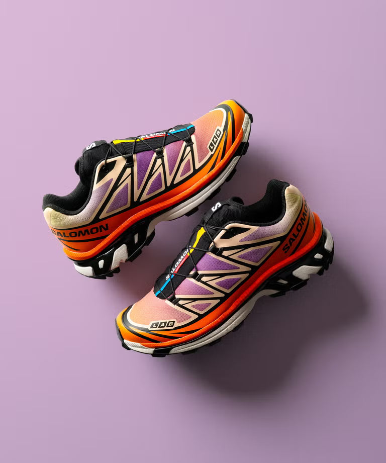 Salomon XT6 Black Almond Cream détails