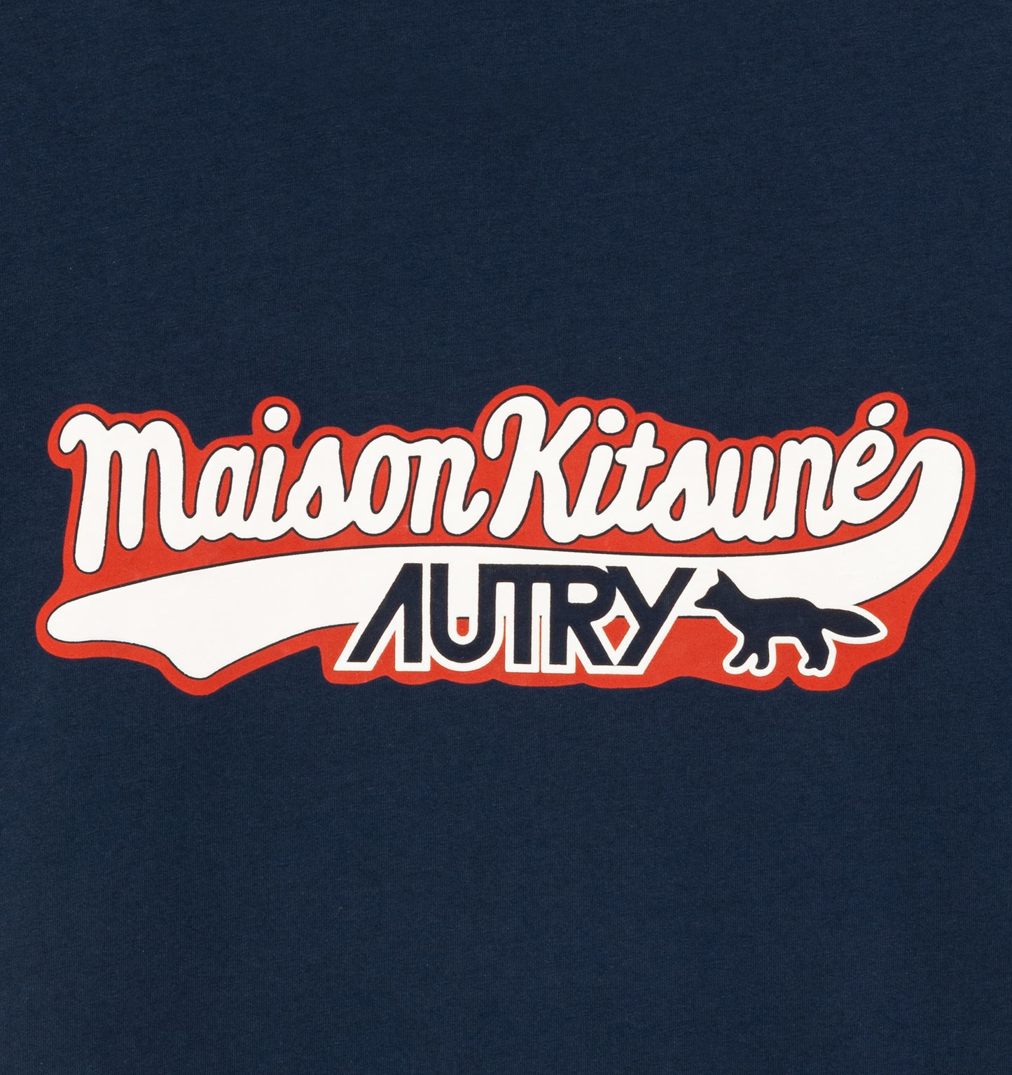 Autry x Maison Kitsuné Tshirt Navy