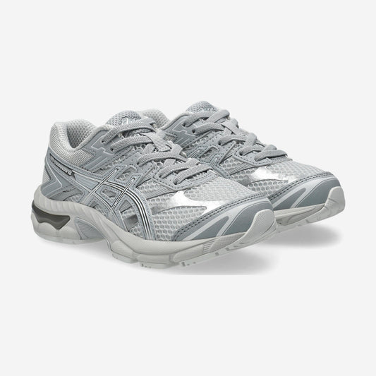 Asics GEL-Cumulus 16 Enfant Glacier Grey Pure Silver Glacier Grey Pure Silver, trois-quarts, chez Size Ajaccio