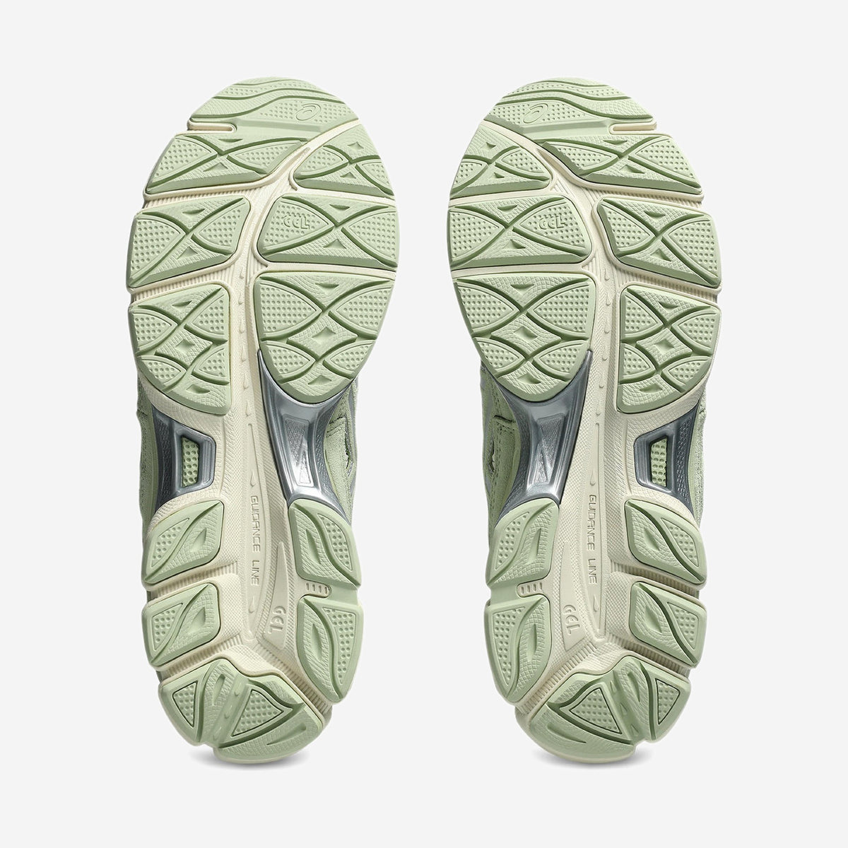 Asics GEL-NYC Sage Frost Pure Silver, vue de dessus