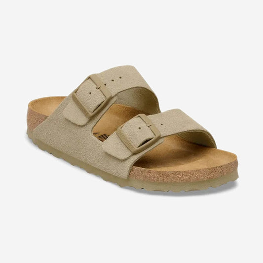 Birkenstock Arizona Faded Khaki, vue de profil