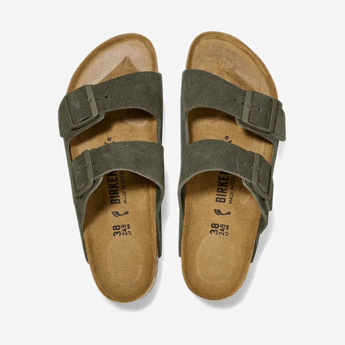 Birkenstock Arizona SFB Thyme, vue de trois-quarts