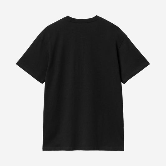 Carhartt WIP Chase Tshirt Black, vue de face