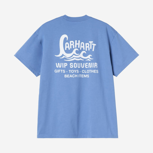 Carhartt WIP Waves Tshirt Caraçao, vue de face
