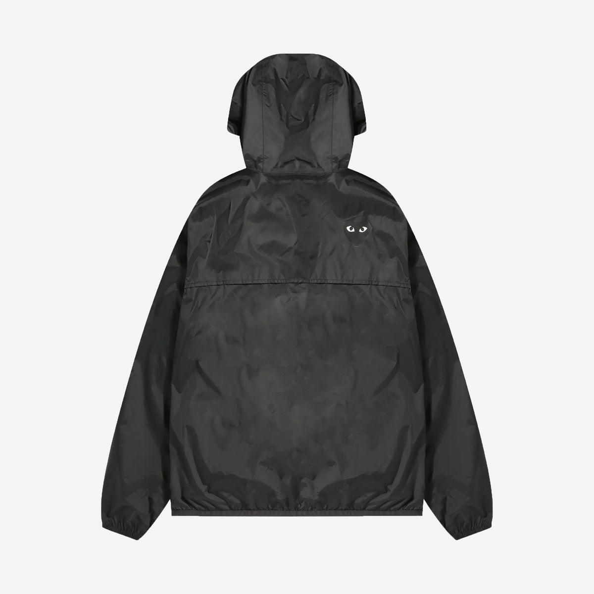 Comme des Garçons PLAY x K-Way Black, vue de face