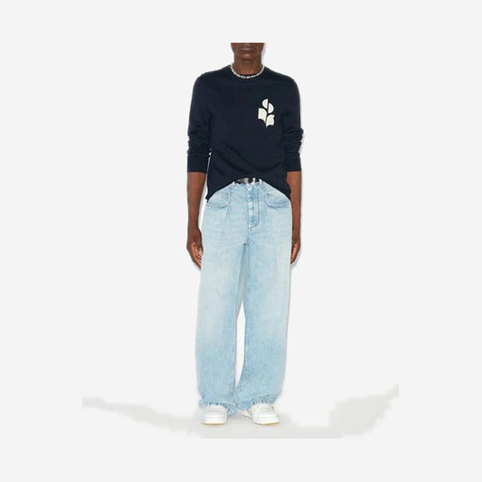 Isabel Marant Pull Evans Bleu marine, vue de face