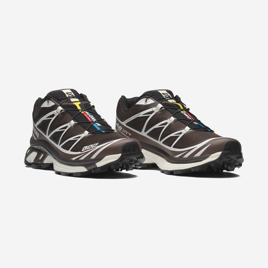 Salomon XT6 Black Coffee French Roast, vue de profil