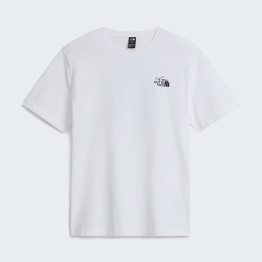 The North Face T-shirt Natural High Society Blanc, de face à plat, chez For The Week Ajaccio