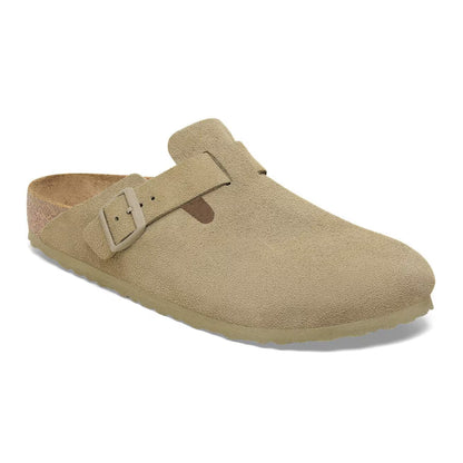Birkenstock Boston Faded Khaki vue de biais