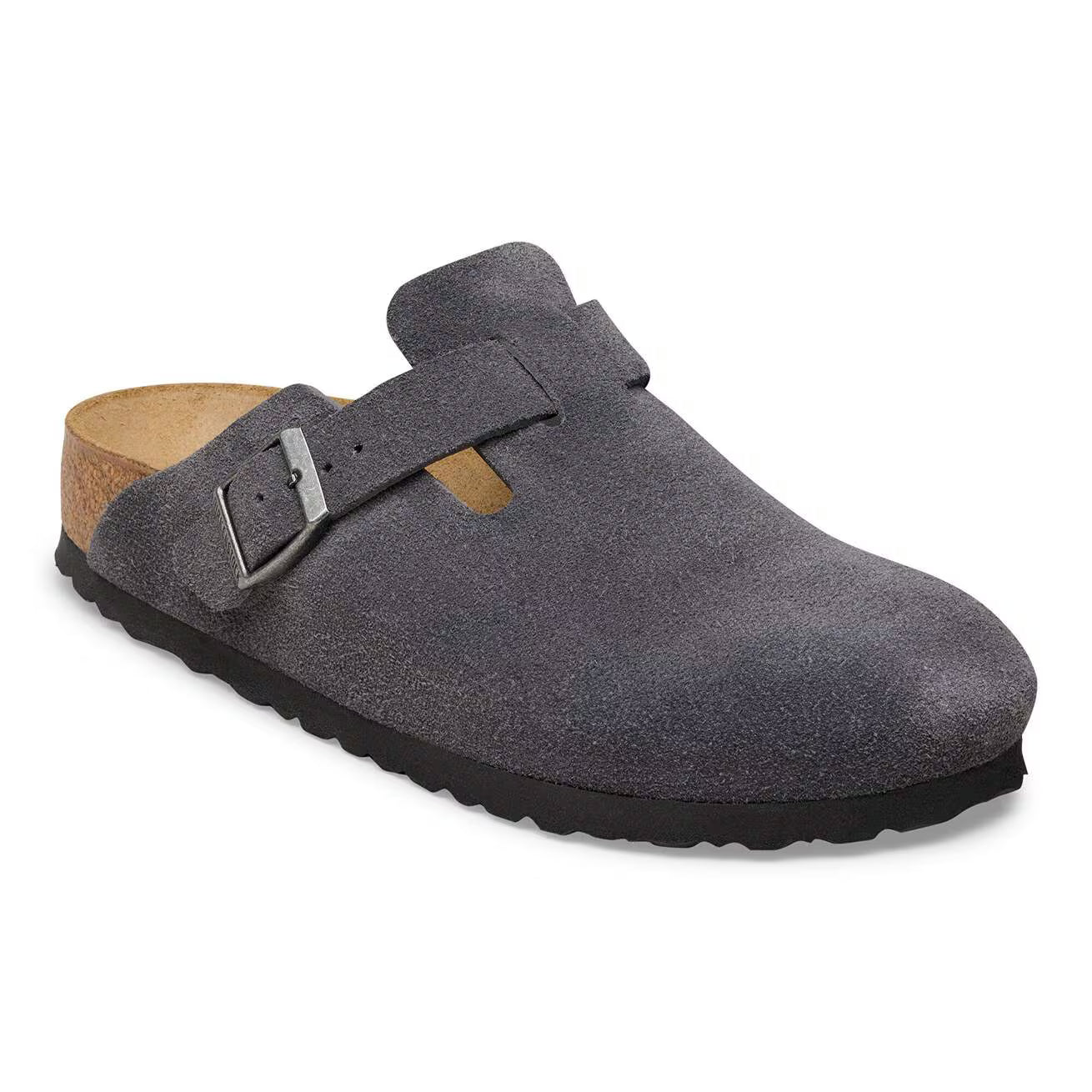 Birkenstock Boston Charcoal vue de biais