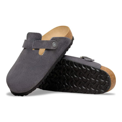 Birkenstock Boston Charcoal vue en paire