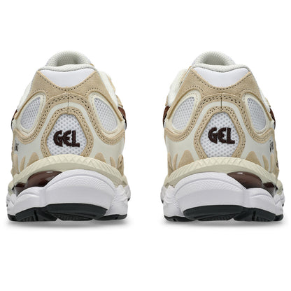 Asics GEL NYC White Roasted Coffee vue de dos