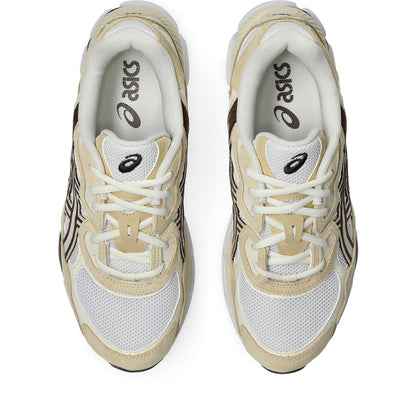 Asics GEL NYC White Roasted Coffee vue d'en haut