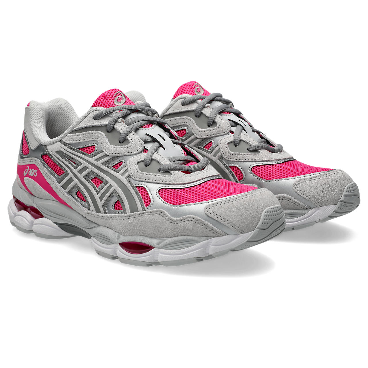 Asics GEL NYC Pink Glo Concrete vue de biais