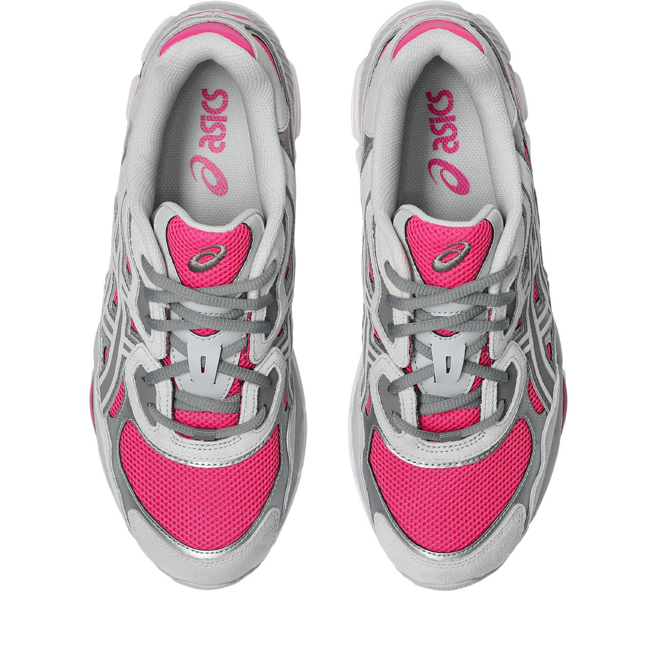 Asics GEL NYC Pink Glo Concrete vue den haut