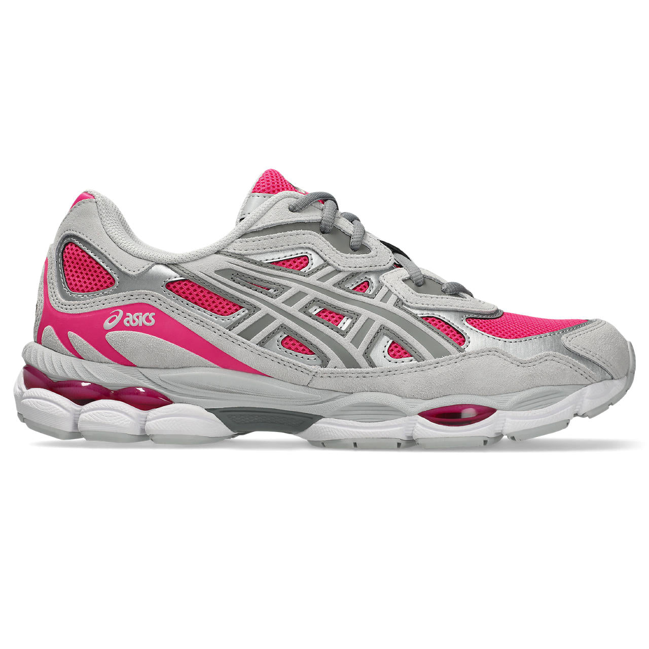 Asics GEL NYC Pink Glo Concrete vue de profil