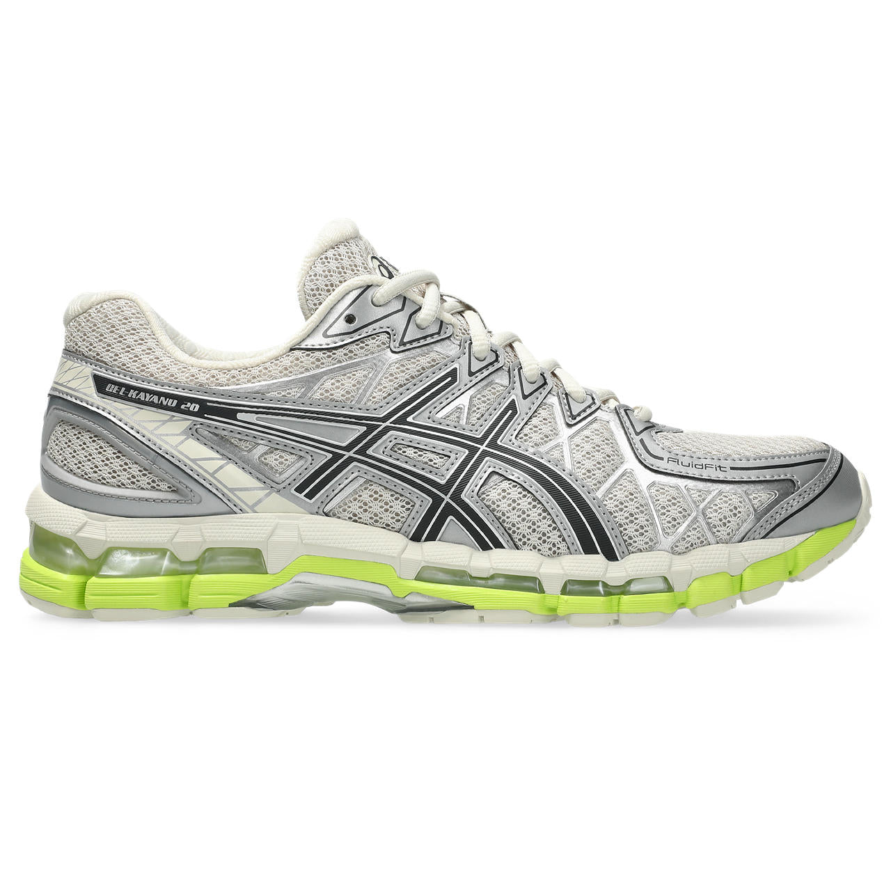 Asics GEL Kayano 20 Smoke Grey Black vue de profil