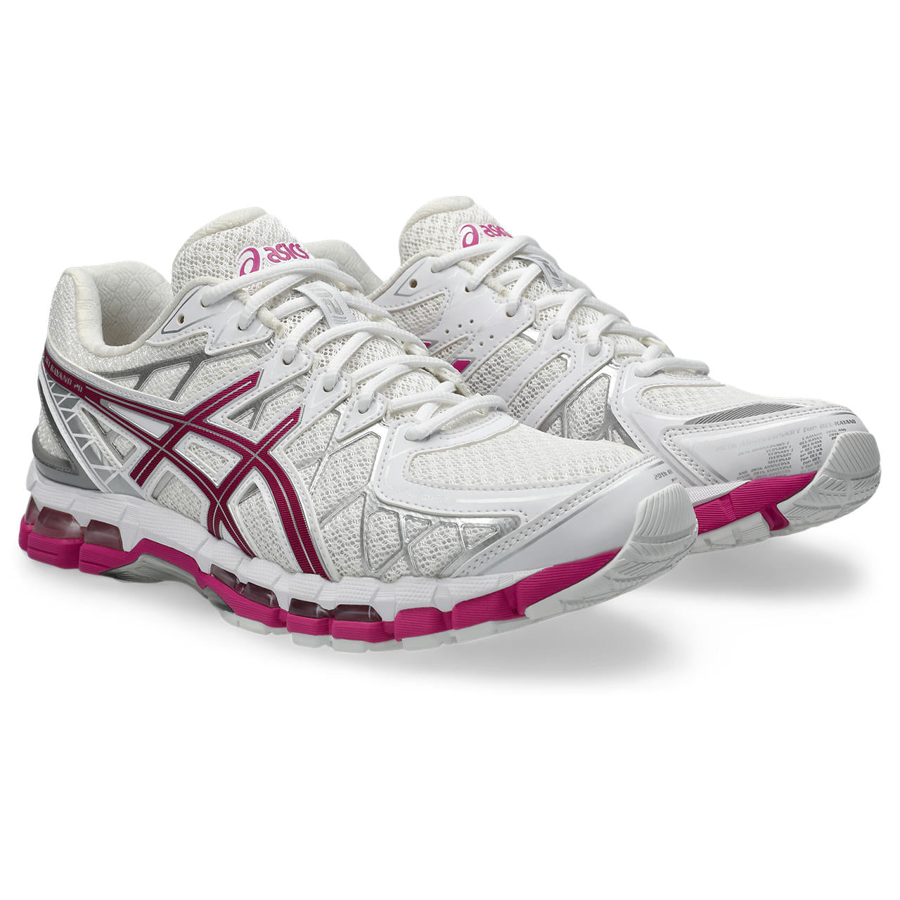 Asics GEL Kayano 20 White Raspberry vue de biais