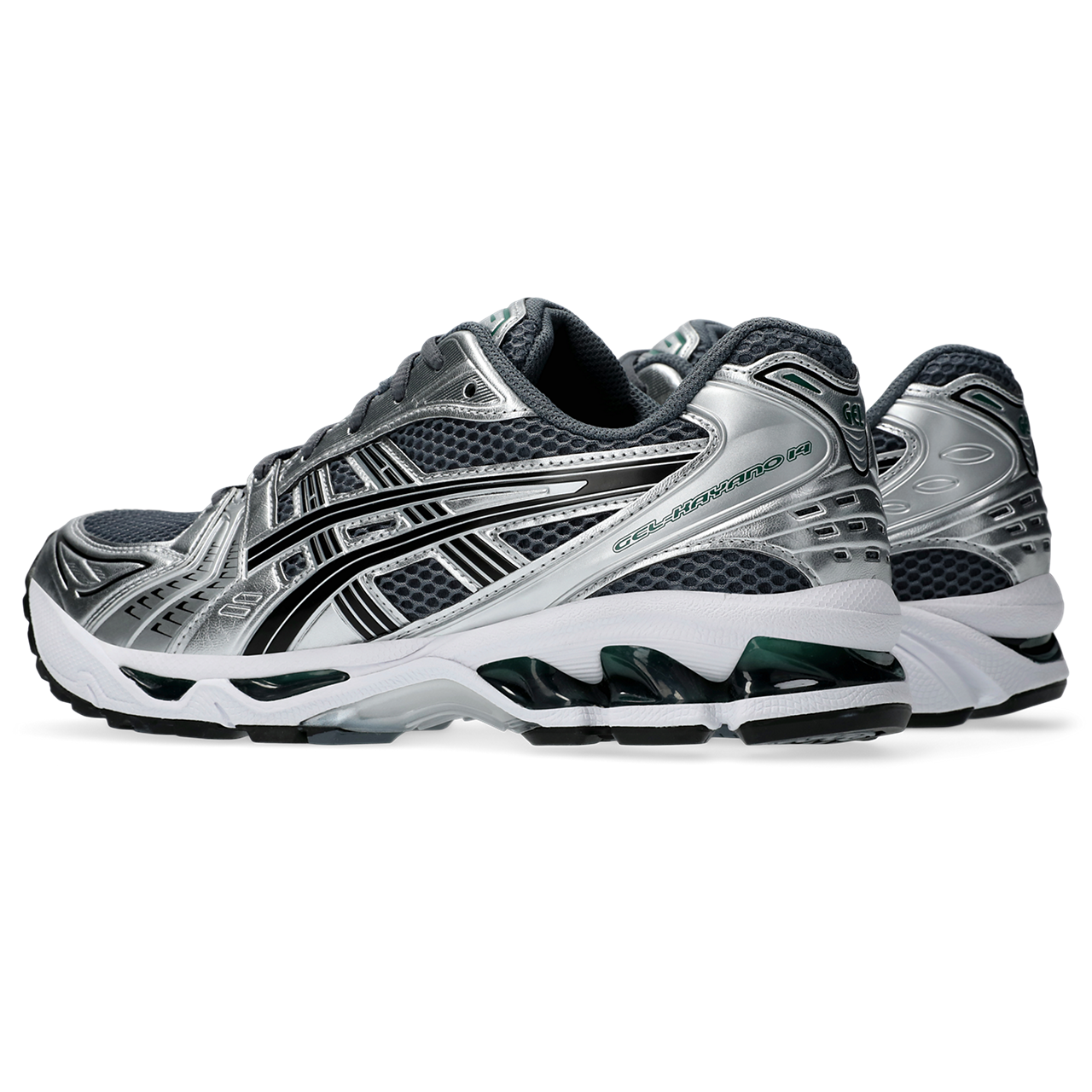 Asics Kayano 14 Metropolis/Jasper Green autre côté