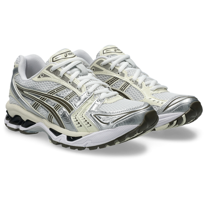 Asics Kayano 14 White / Ivory vue de biais