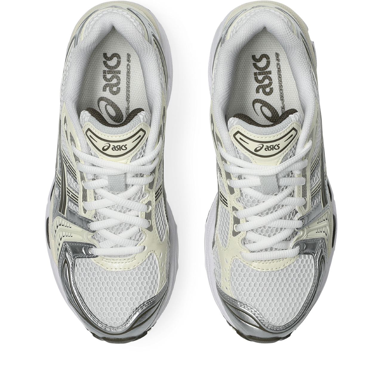 Asics Kayano 14 White / Ivory vue d'en haut