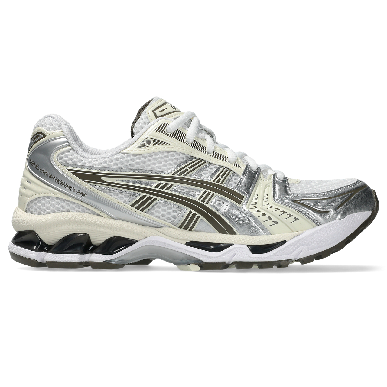 Asics Kayano 14 White / Ivory vue de profil