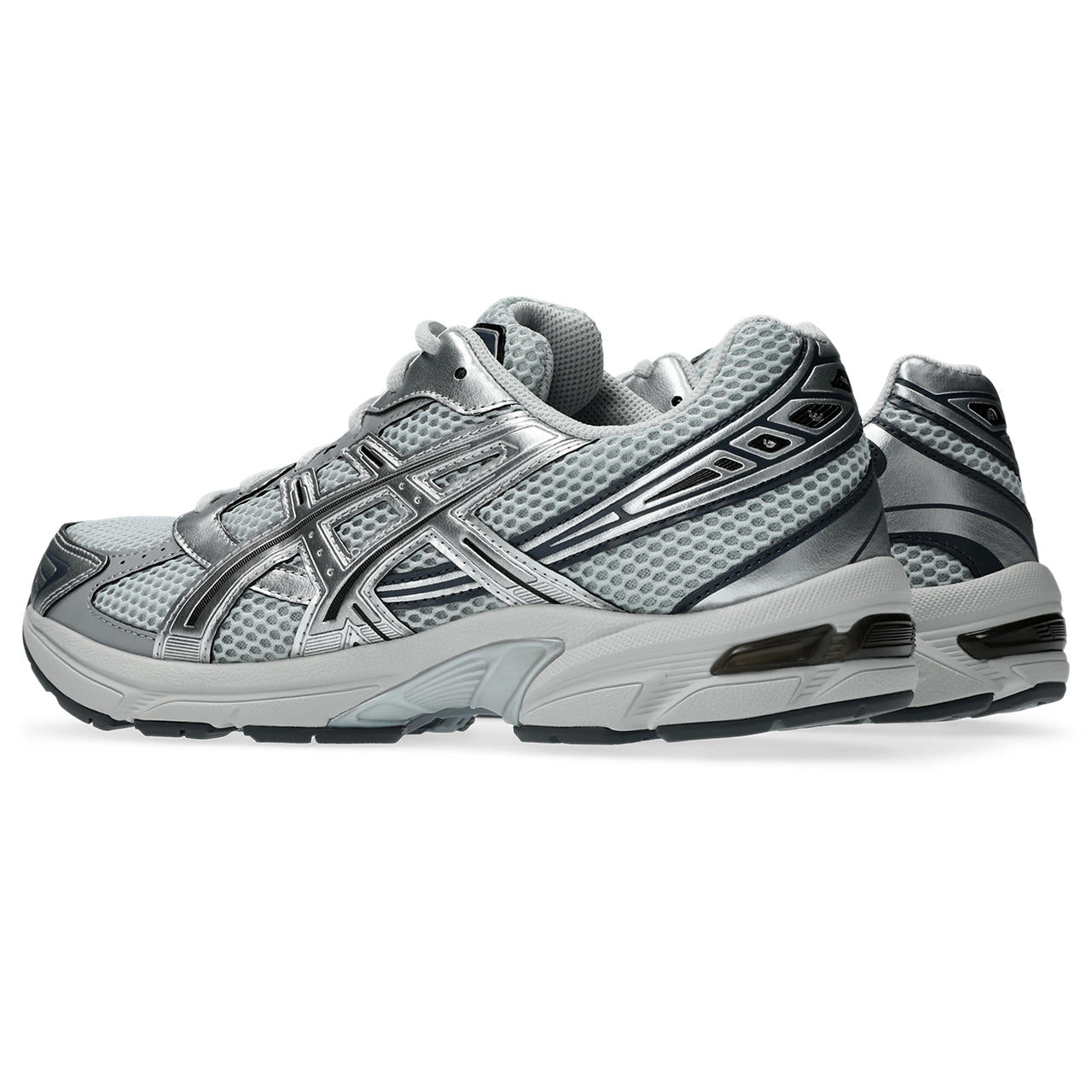 Asics Gel 1130 Glacier Grey Pure Silver vue de biais de dos