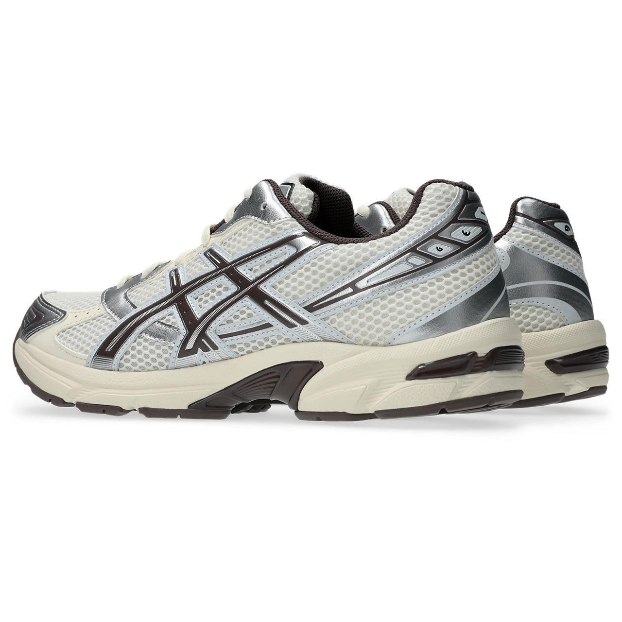 Asics Gel 1130 Cream / Cocoa Powder vue de biais de dos