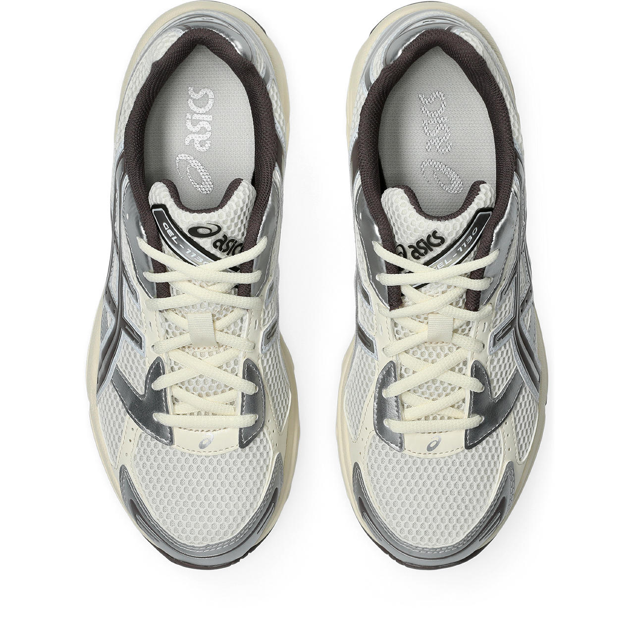 Asics Gel 1130 Cream / Cocoa Powder vue d'en haut