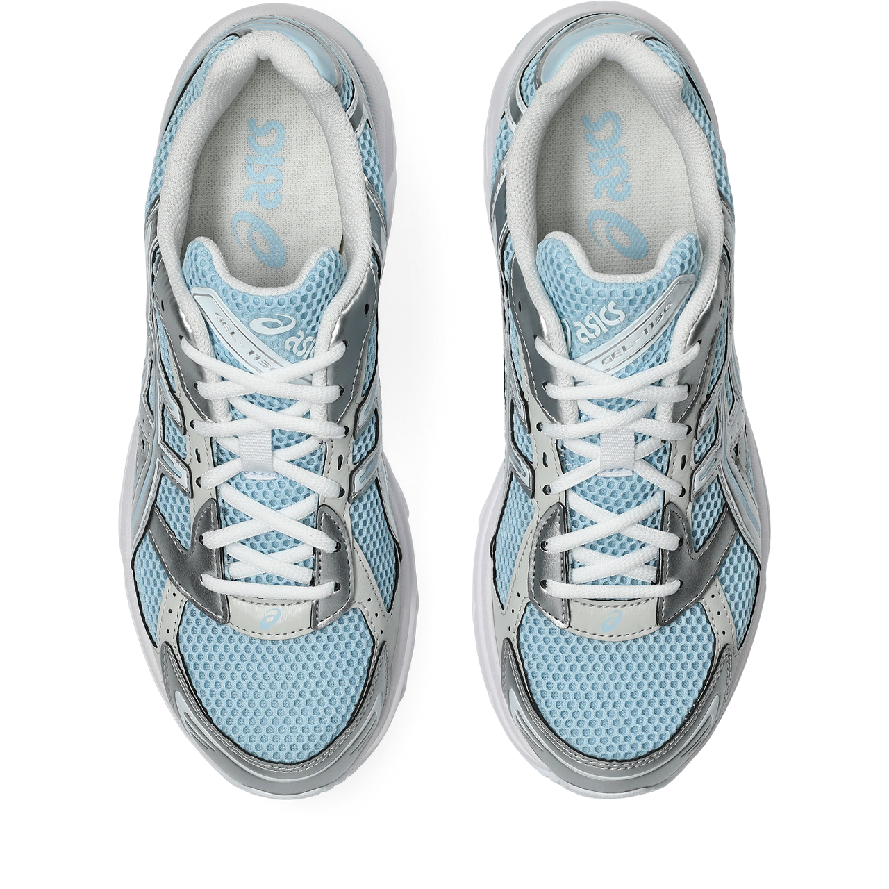 Asics Gel 1130 Faded Denim / Pure Silver vue d'en haut