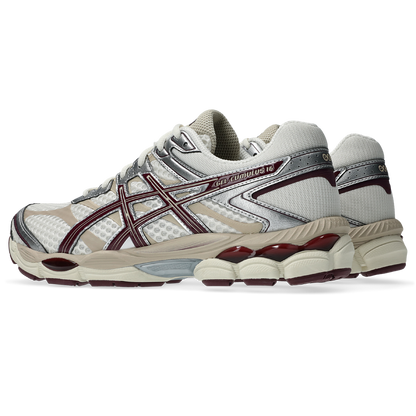 Asics GEL Cumulus 16 Cream / Beniimo Purple vue de biais de dos