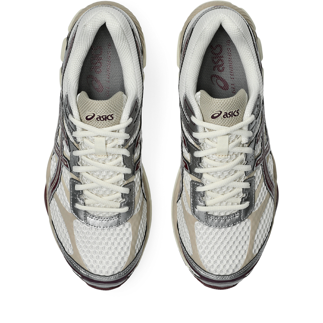 Asics GEL Cumulus 16 Cream / Beniimo Purple vue d'en haut