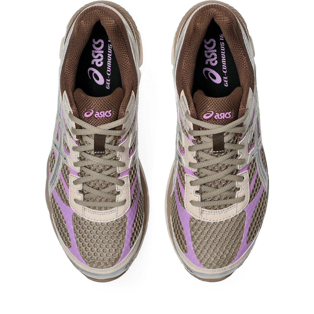 Asics GEL Cumulus 16 Cinnamon / Pure Silver vue d'en haut