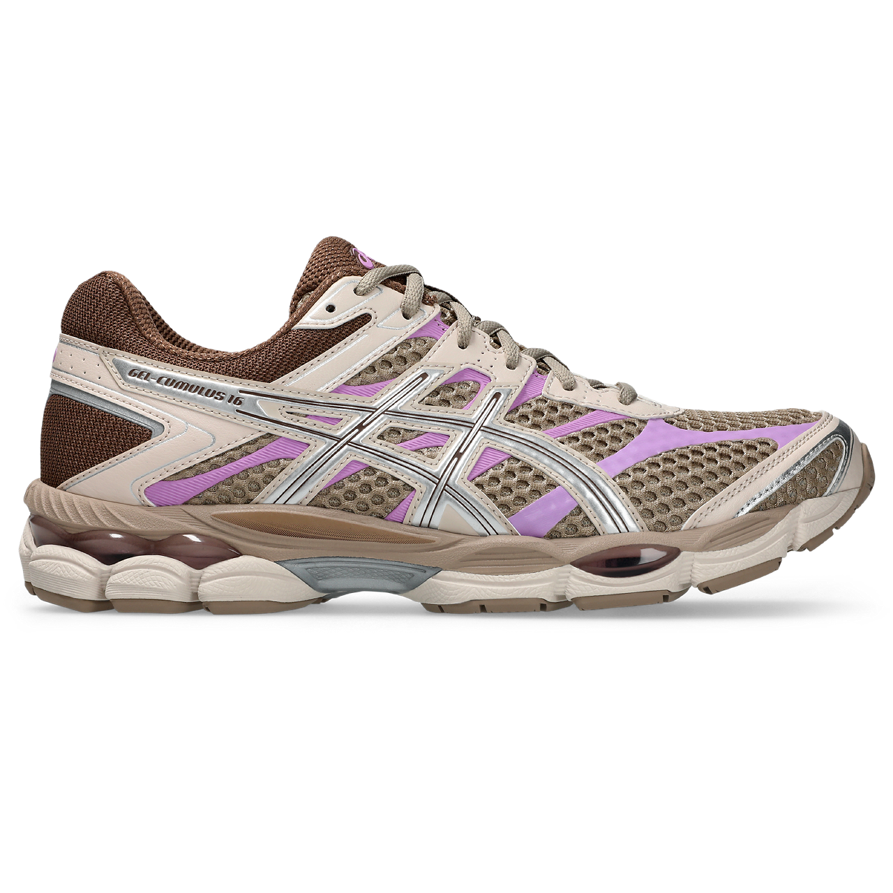 Asics GEL Cumulus 16 Cinnamon / Pure Silver vue de profil