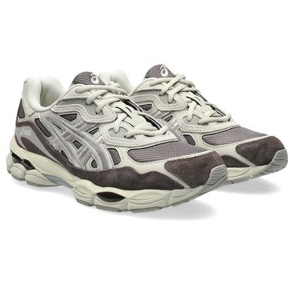 Asics GEL NYC Cocoa Powder Pure Silver vue de biais