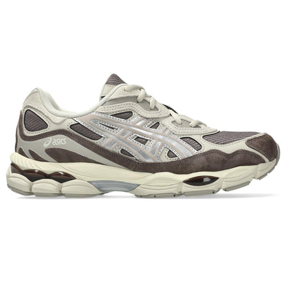 Asics GEL NYC Cocoa Powder Pure Silver vue de profil