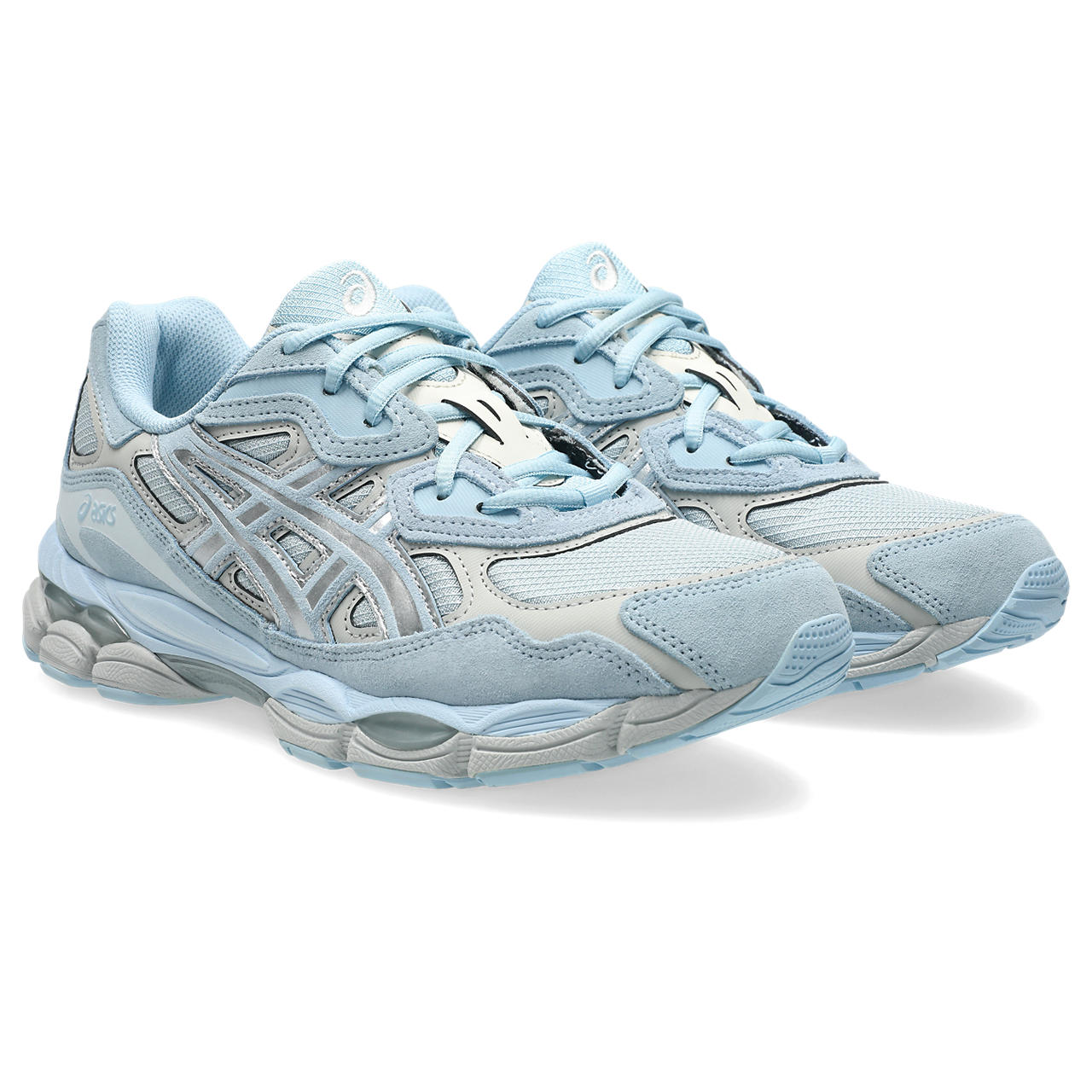 Asics GEL NYC Storm Cloud Pure Silver vue de biais