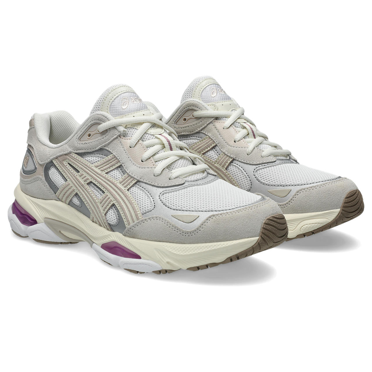 Asics Gel NYC 2.0 White / Cream vue de biais
