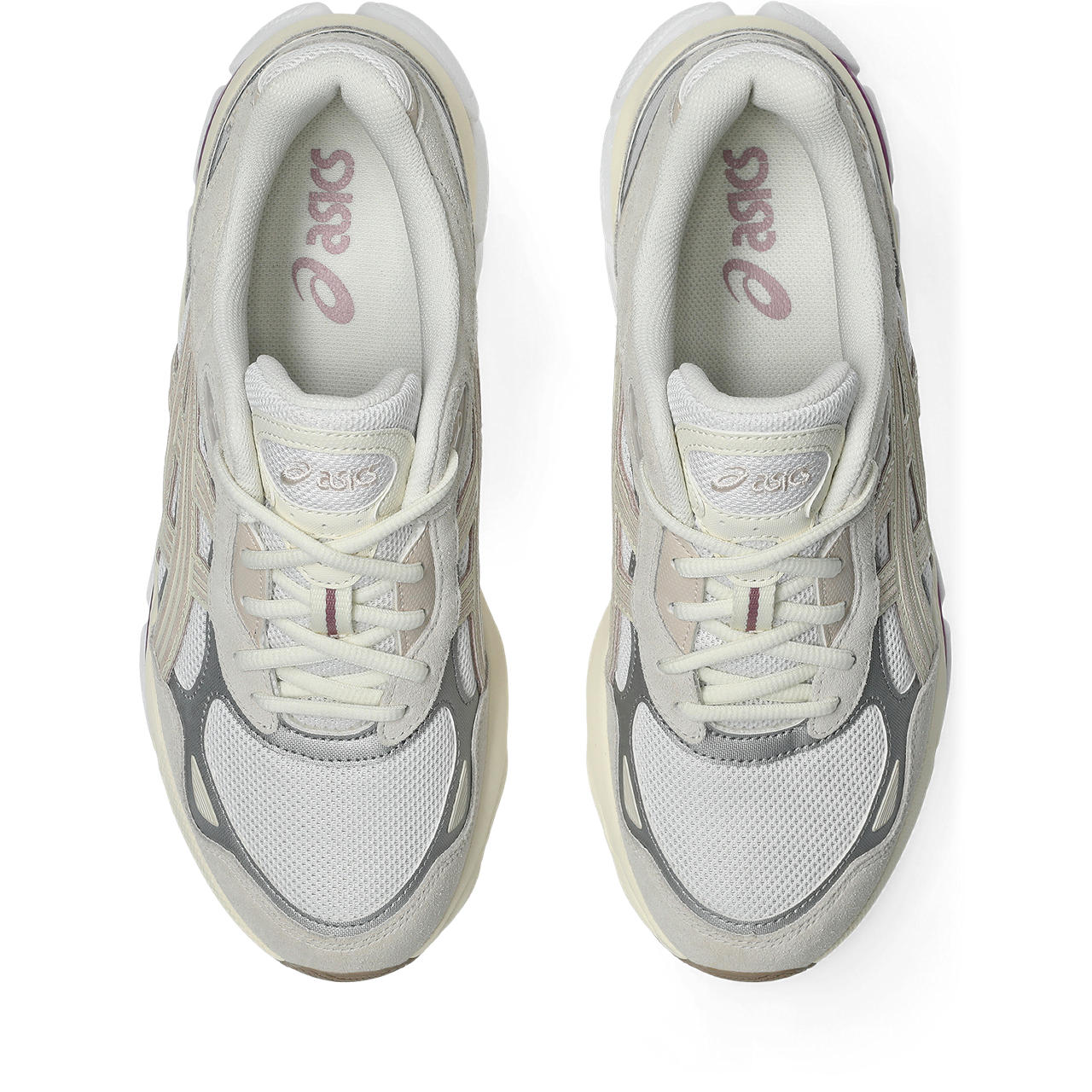 Asics Gel NYC 2.0 White / Cream vue d'en haut