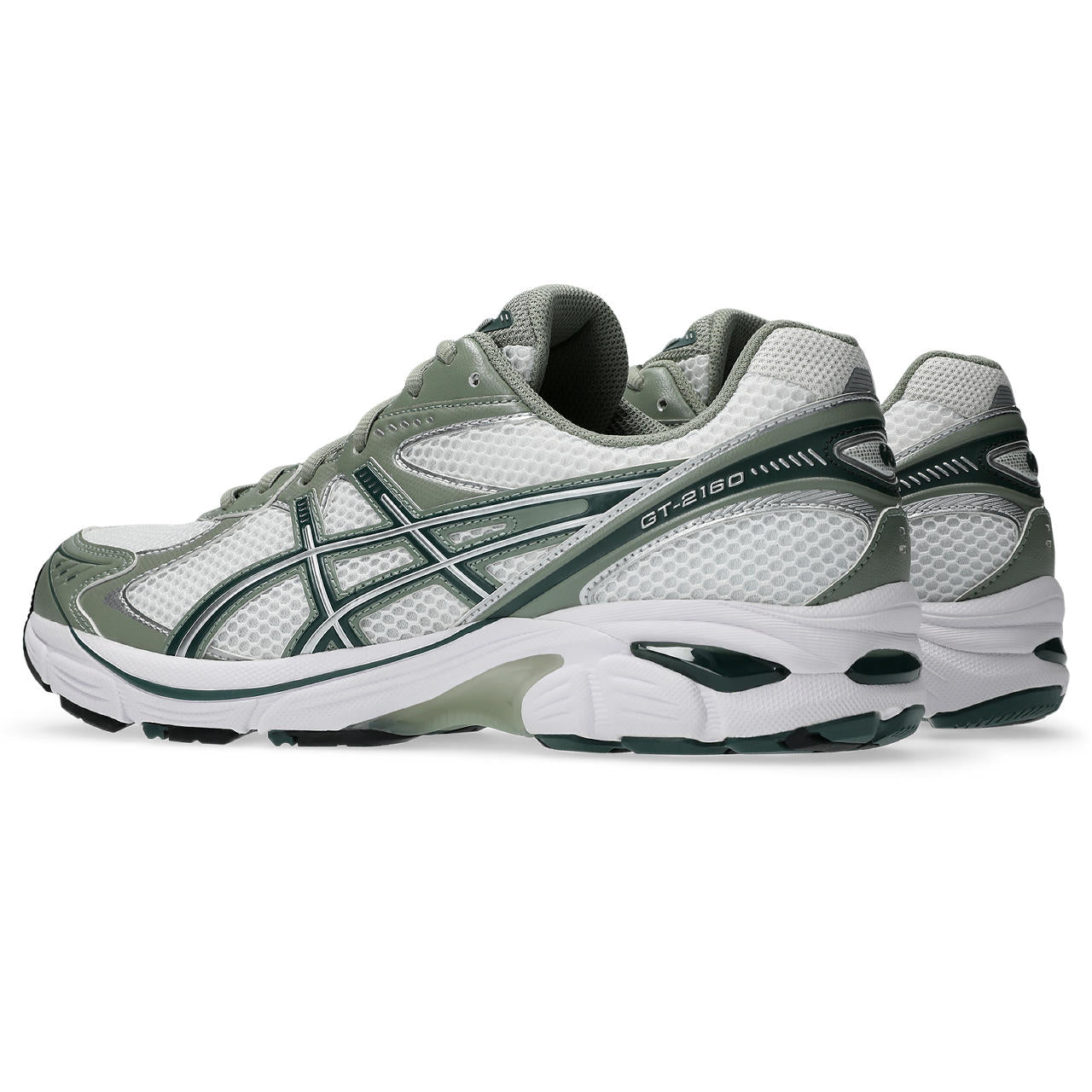 Asics Gel 2160 White Ash Green VUE DE BIAIS DE DOS